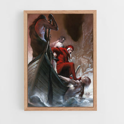ap-dante alighieri-3 cadre Bois clair