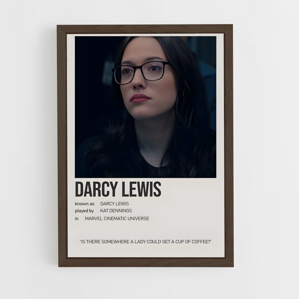 ap-darcy lewis-4 cadre Bois foncé