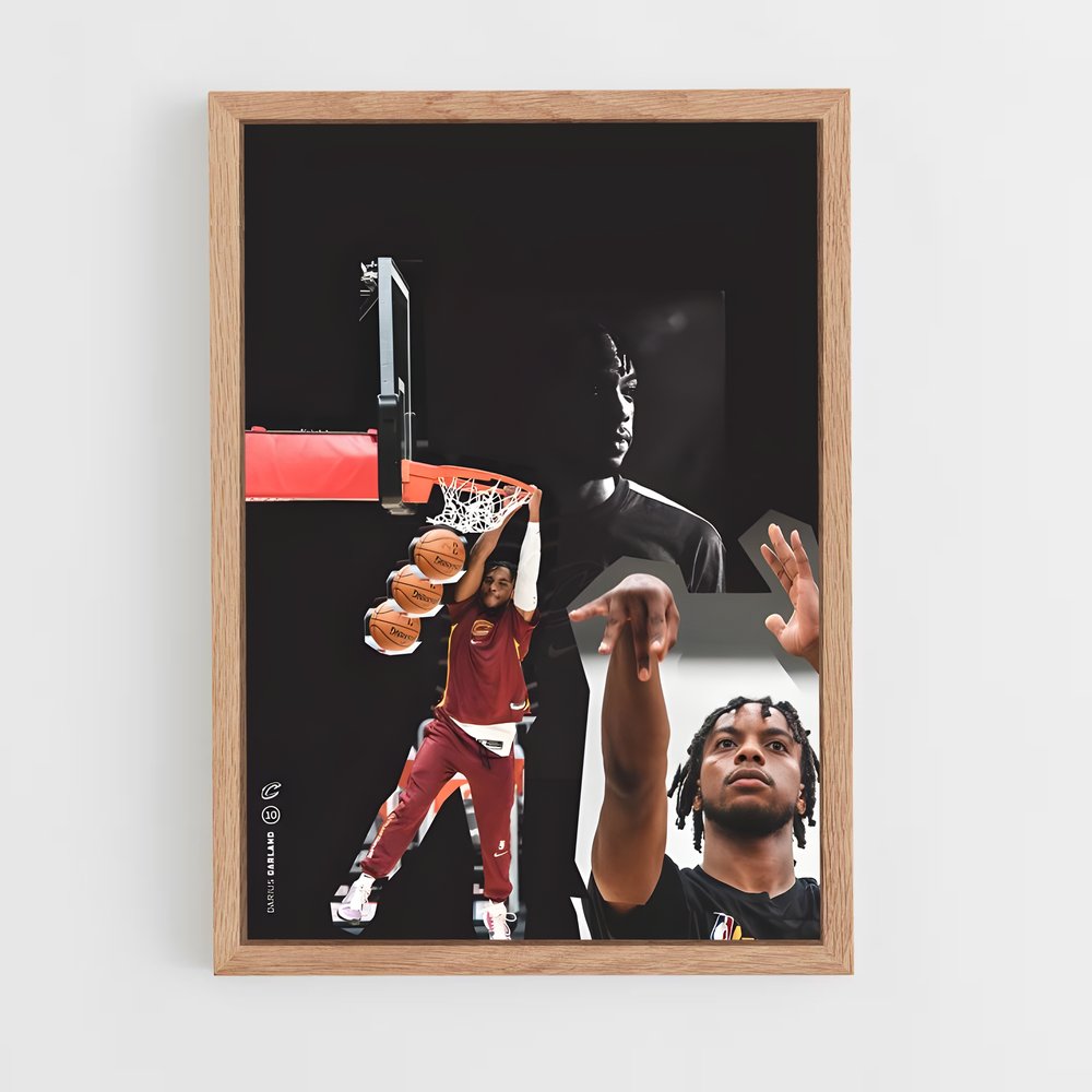 ap-darius garland-3 cadre Bois clair