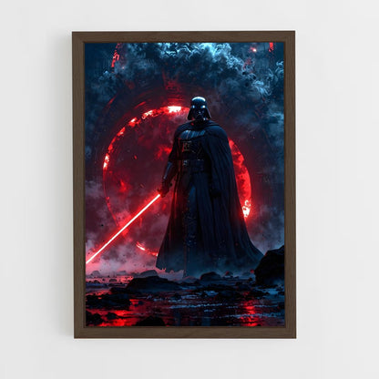 ap-darth vader-3 cadre Bois foncé