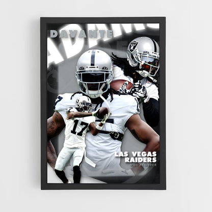ap-davante adams-2 cadre Noir