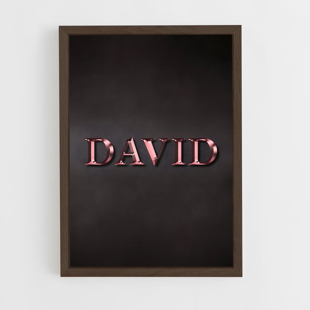 ap-david-3 cadre Bois foncé