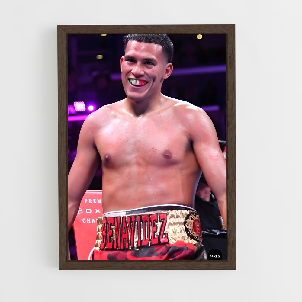 ap-david benavidez-1 cadre Bois foncé