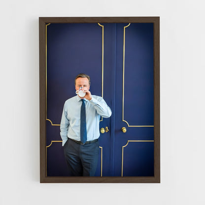 ap-david cameron-9 cadre Bois foncé