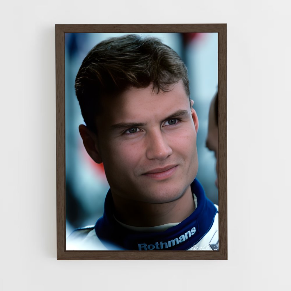 ap-david coulthard-3 cadre Bois foncé