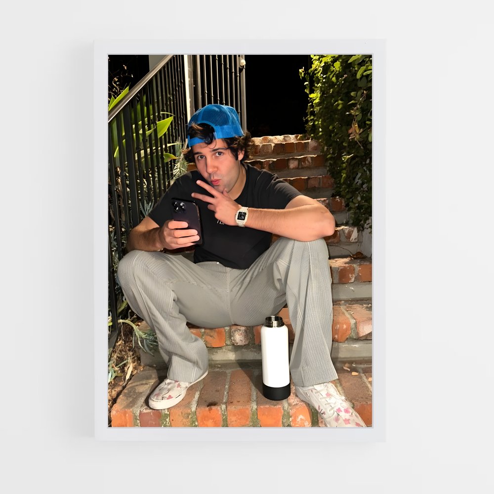 ap-david dobrik-1 cadre Blanc