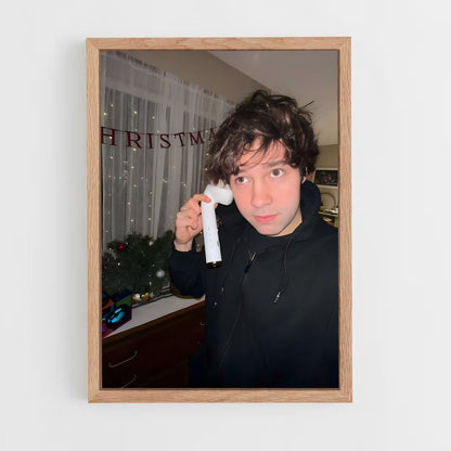 ap-david dobrik-11 cadre Bois clair