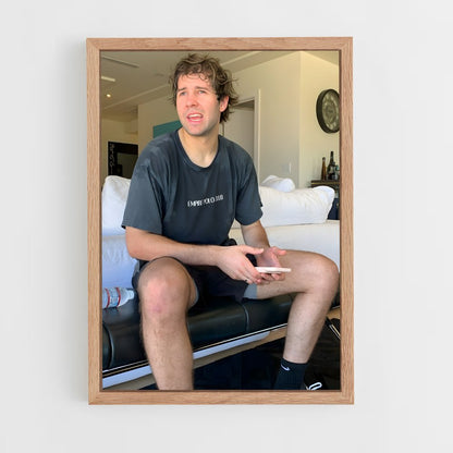 ap-david dobrik-4 cadre Bois clair