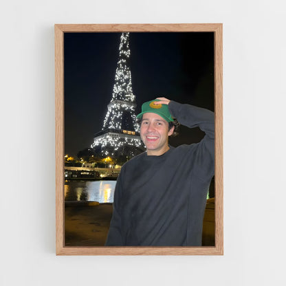 ap-david dobrik-6 cadre Bois clair