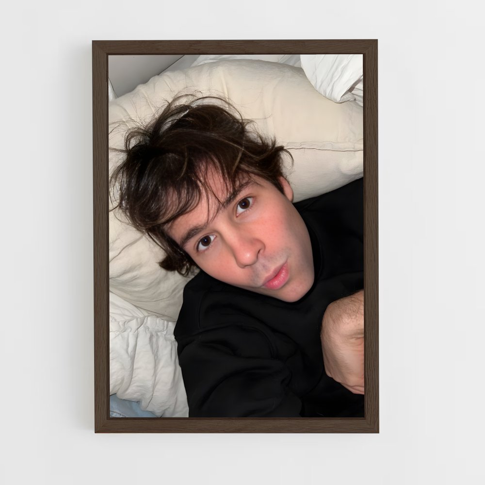 ap-david dobrik-9 cadre Bois foncé