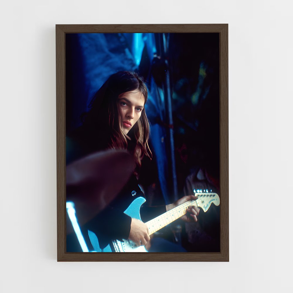ap-david gilmour-3 cadre Bois foncé
