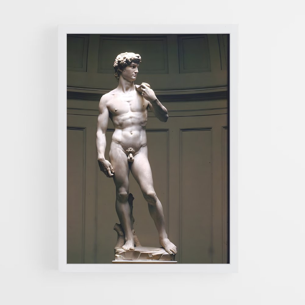 ap-david michelangelo-4 cadre Blanc