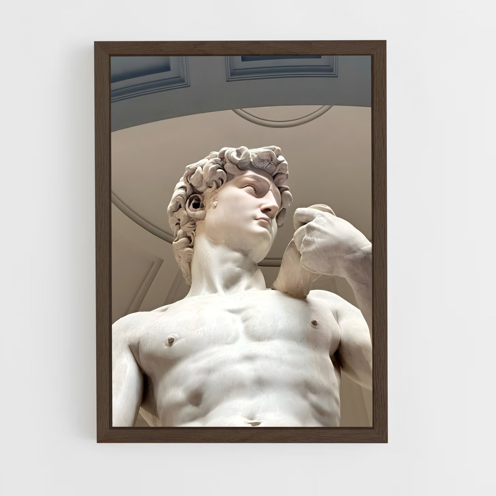ap-david michelangelo-9 cadre Bois foncé