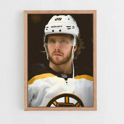 ap-david pastrnak-4 cadre Bois clair