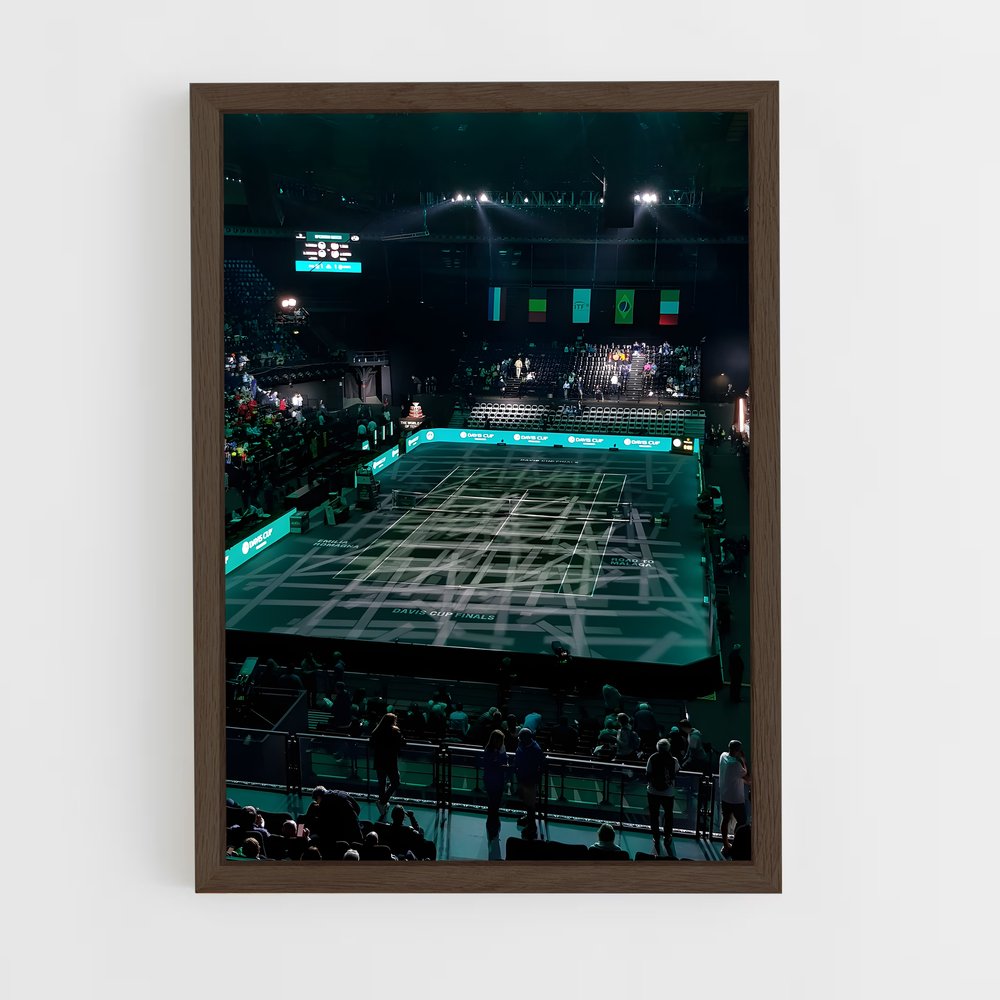 ap-davis cup-2 cadre Bois foncé