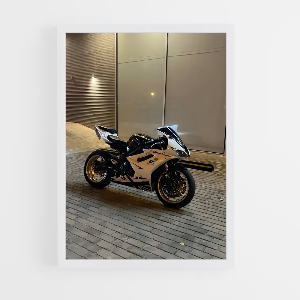 ap-daytona 675-1 cadre Blanc
