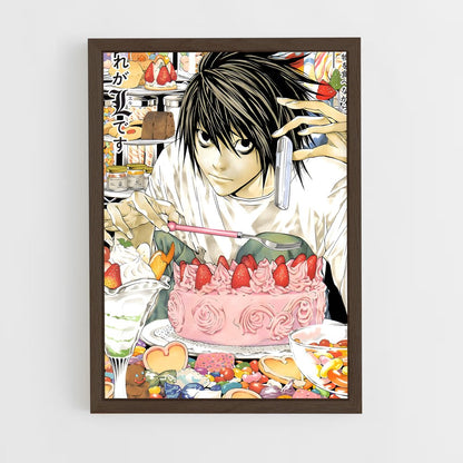 ap-death note-2 cadre Bois foncé