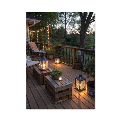 Poster Étoiles en Terrasse