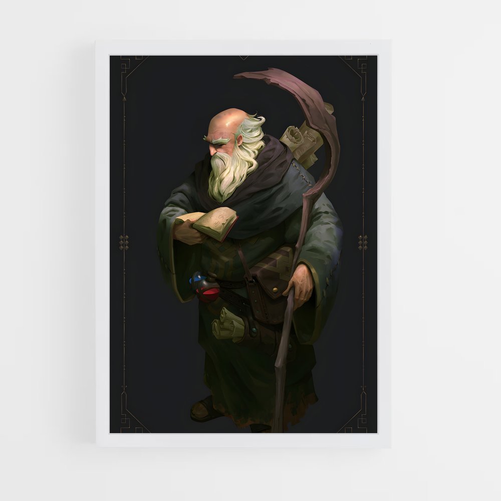 ap-deckard cain-2 cadre Blanc