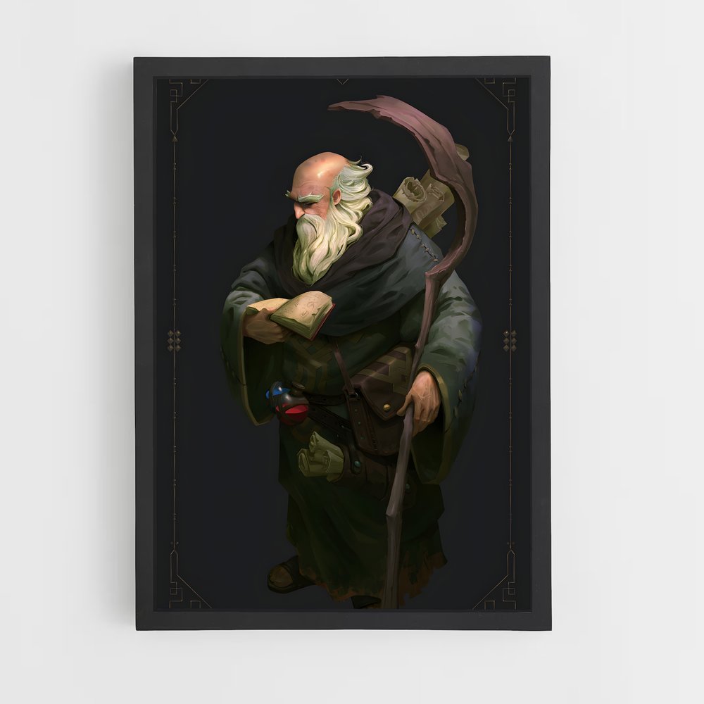 ap-deckard cain-2 cadre Noir