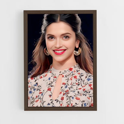 ap-deepika padukone-11 cadre Bois foncé