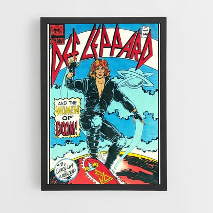ap-def leppard-6 cadre Noir