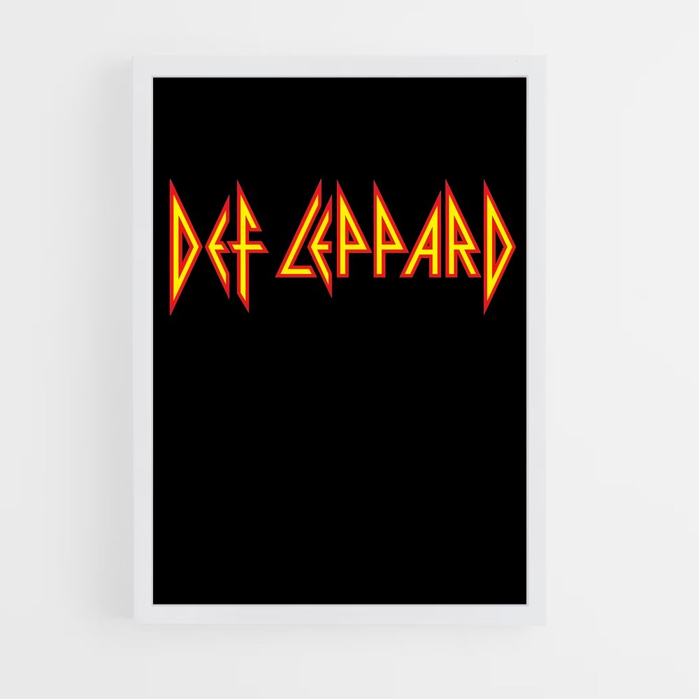 ap-def leppard-7 cadre Blanc