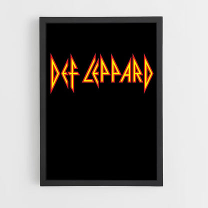 ap-def leppard-7 cadre Noir