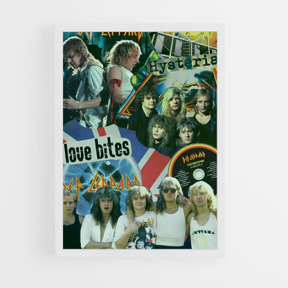ap-def leppard-8 cadre Blanc