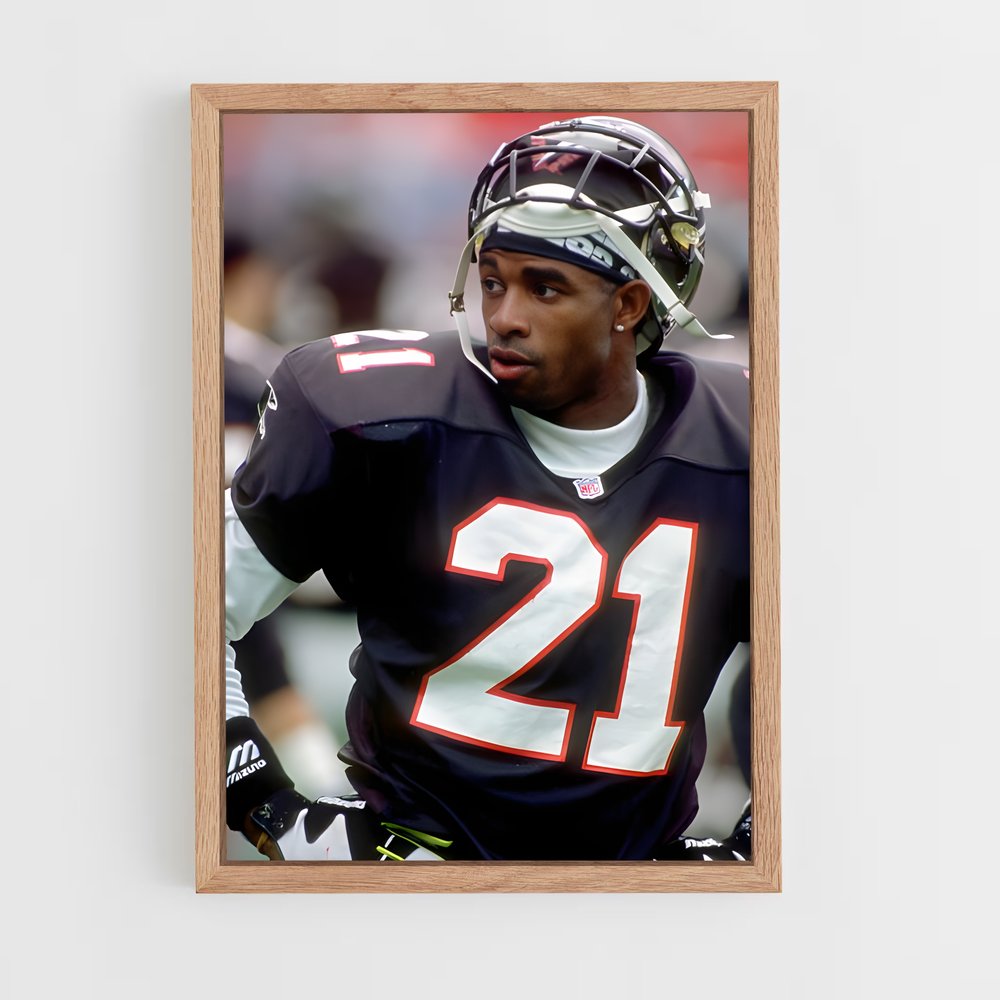 ap-deion sanders-3 cadre Bois clair