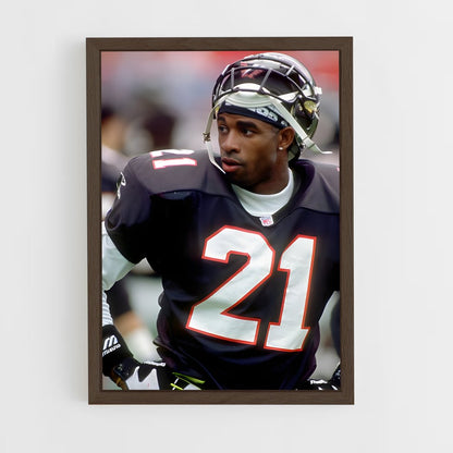 ap-deion sanders-3 cadre Bois foncé