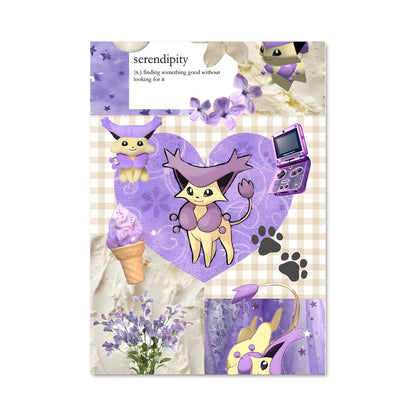 Poster Fleur de Delcatty