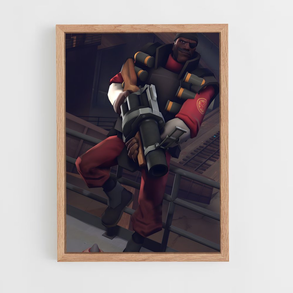 ap-demoman tf2-1 cadre Bois clair
