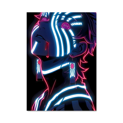 Poster Neon Kunoichi