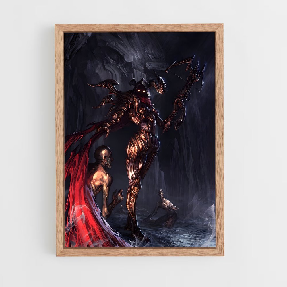 ap-demon hunter diablo-6 cadre Bois clair