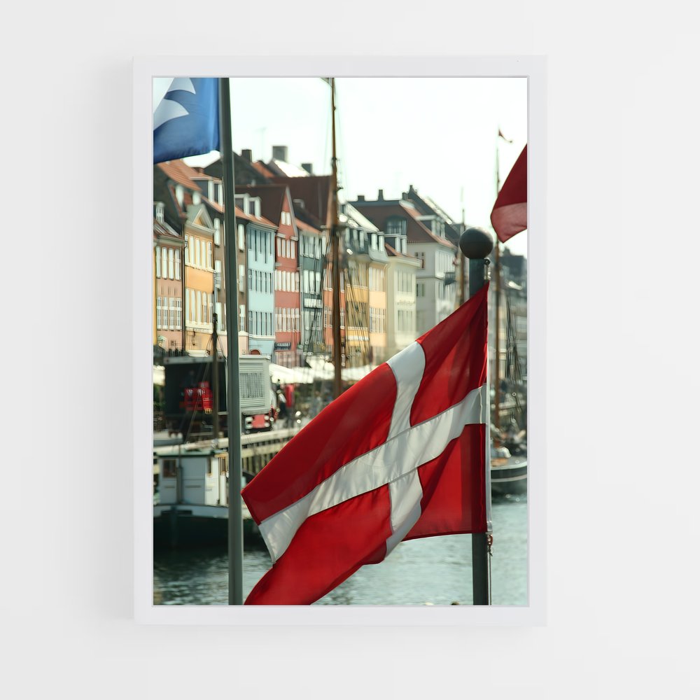 ap-denmark flag-2 cadre Blanc