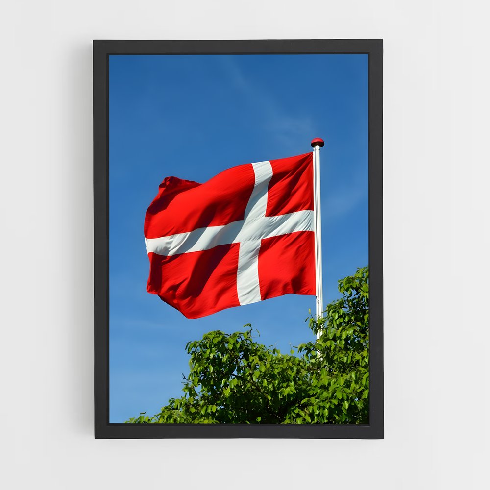 ap-denmark flag-4 cadre Noir