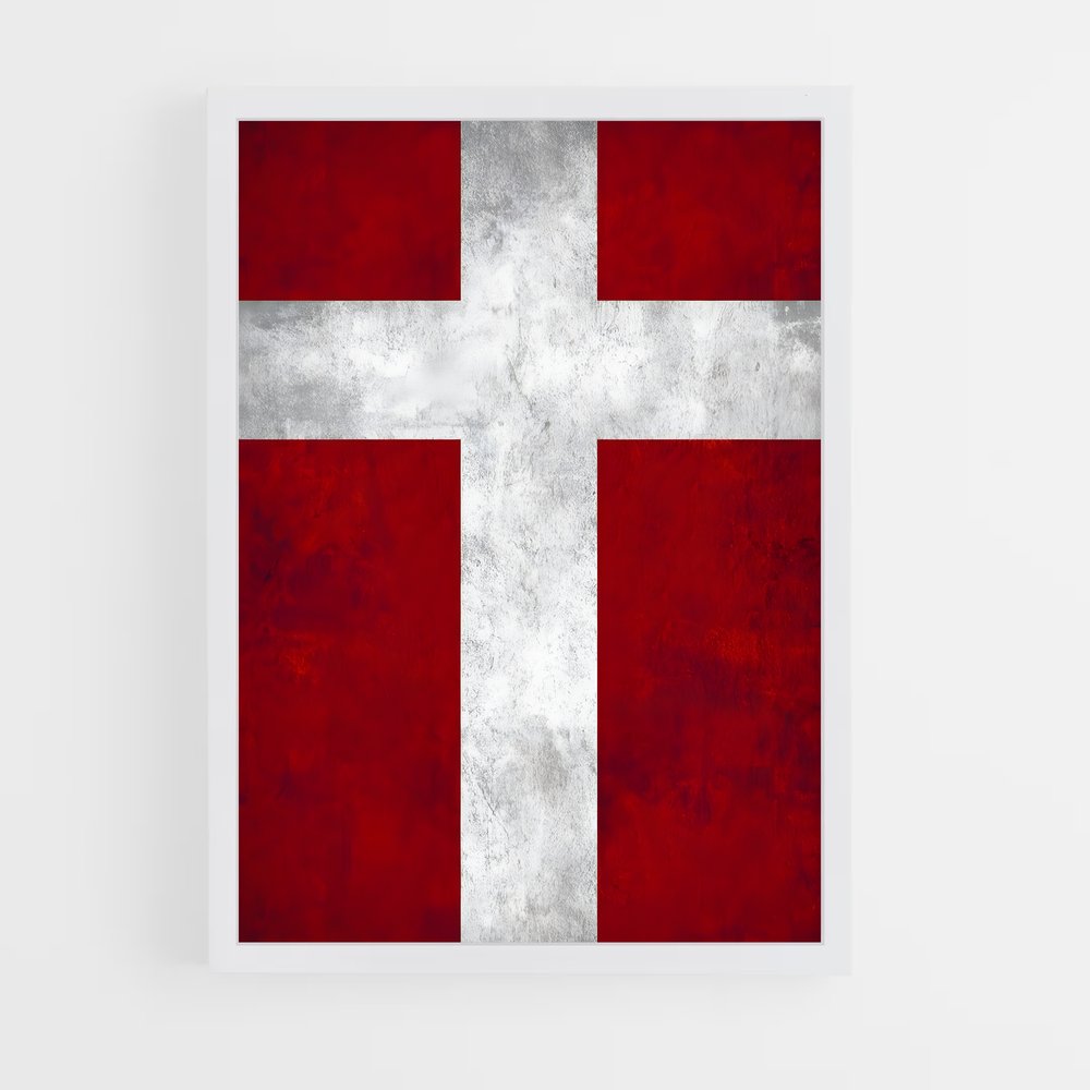 ap-denmark flag-6 cadre Blanc