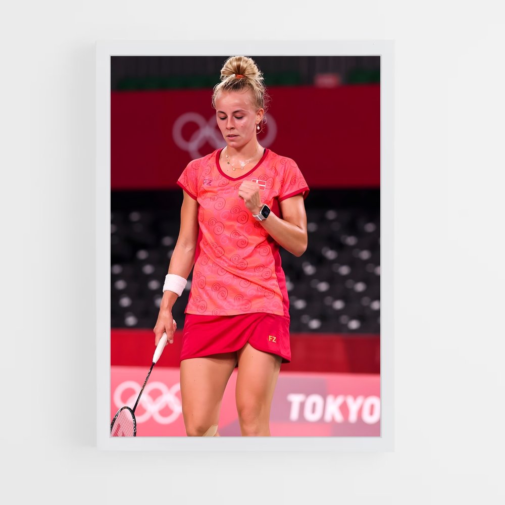 ap-denmark national badminton team-2 cadre Blanc