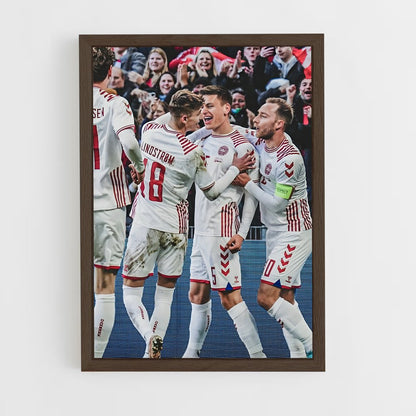 ap-denmark national football team-1 cadre Bois foncé