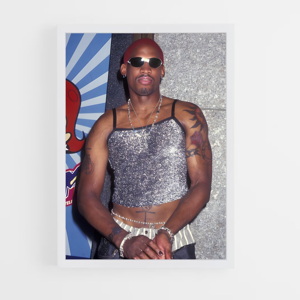ap-dennis rodman-1 cadre Blanc