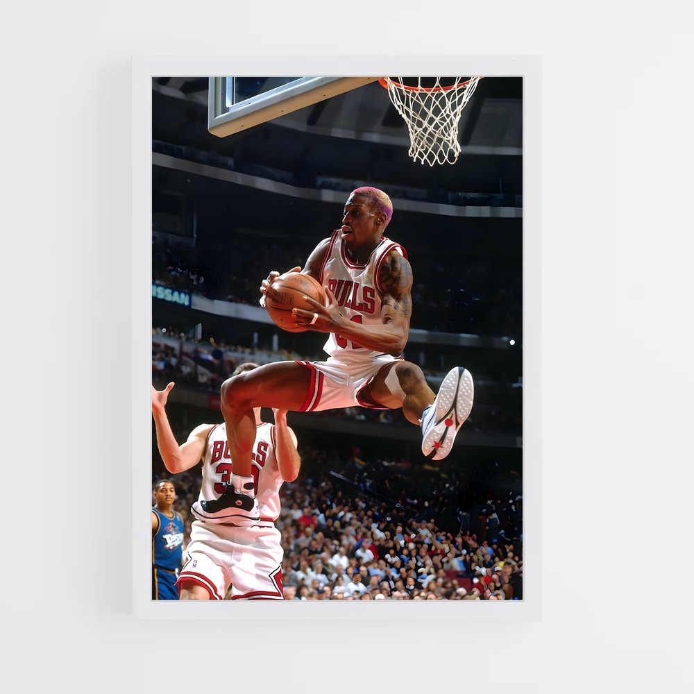 ap-dennis rodman-3 cadre Blanc