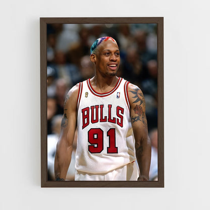 ap-dennis rodman-6 cadre Bois foncé