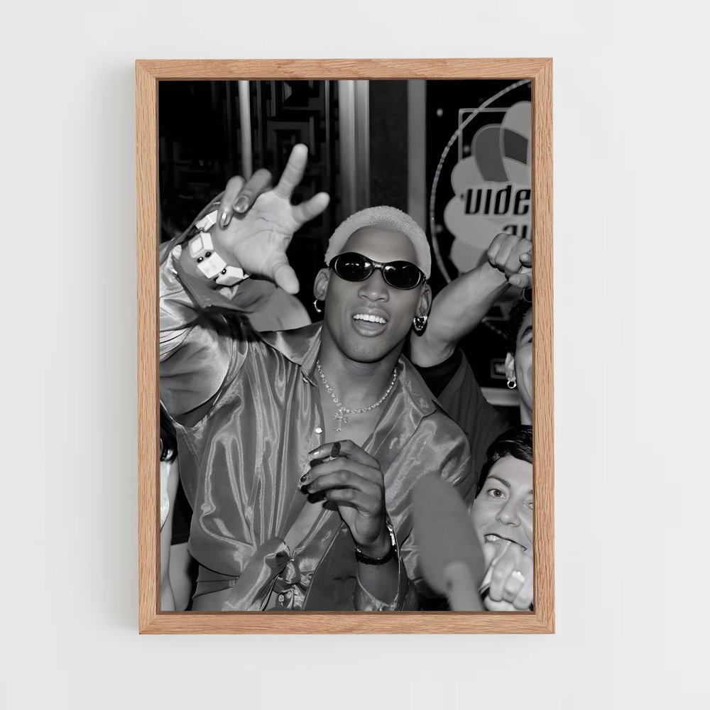 ap-dennis rodman-8 cadre Bois clair