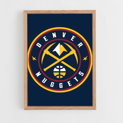 ap-denver nuggets-2 cadre Bois clair