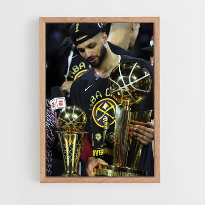 ap-denver nuggets-4 cadre Bois clair