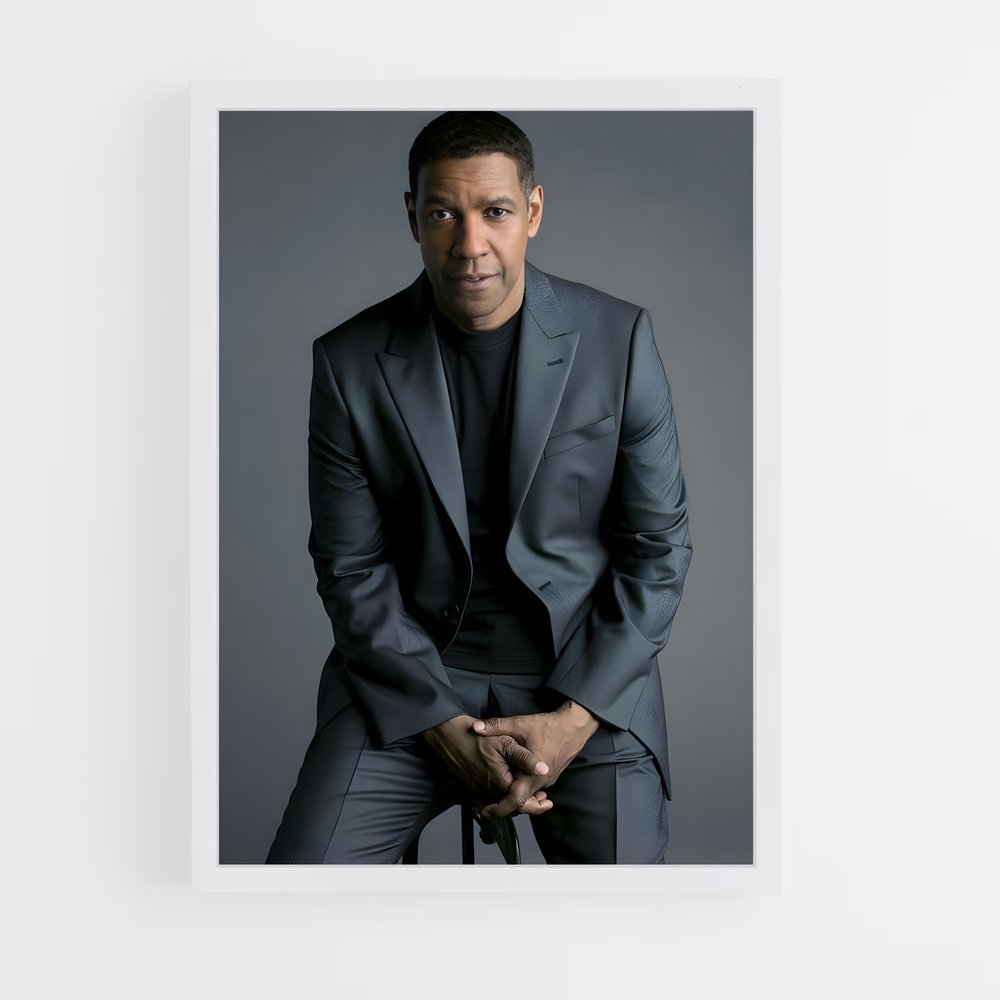 ap-denzel washington-6 cadre Blanc