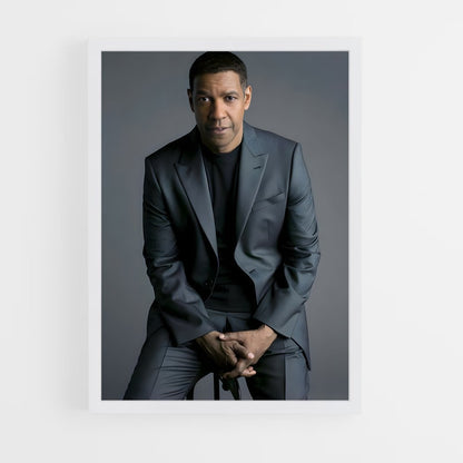 ap-denzel washington-6 cadre Blanc