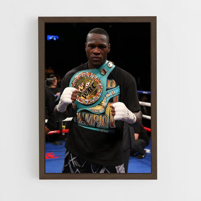 ap-deontay wilder-2 cadre Bois foncé