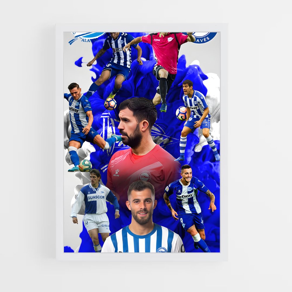 ap-deportivo alaves-5 cadre Blanc